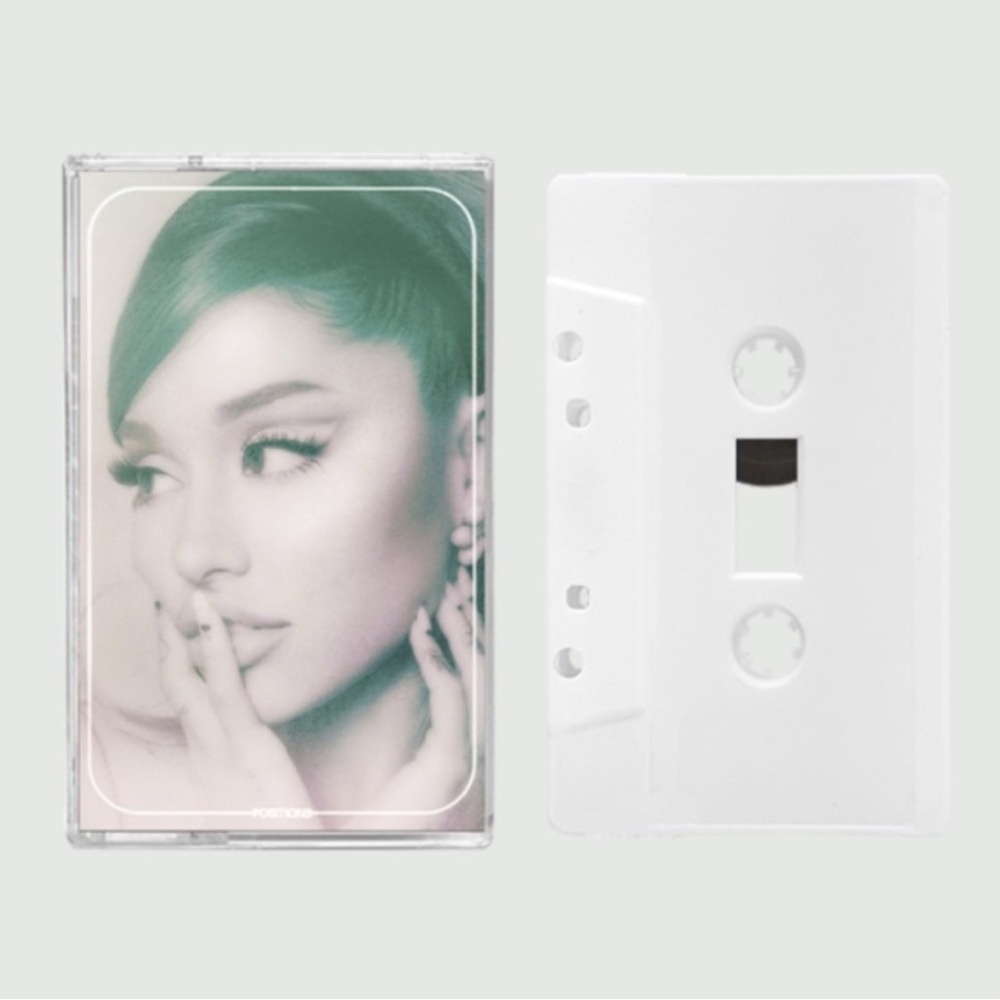 NEW Ariana Grande Positions Frosted White Cassette